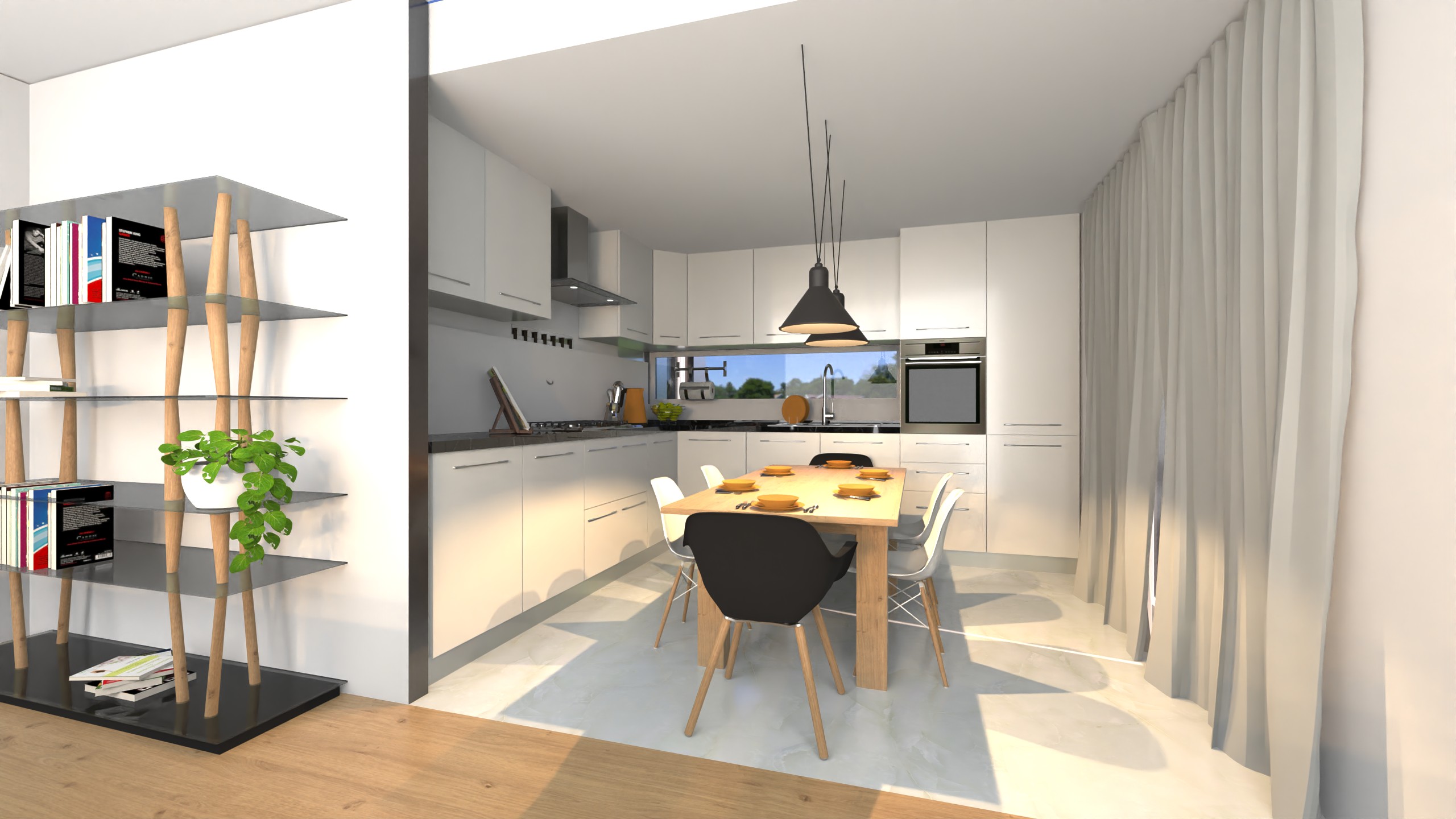 RENDER D'INTERNI - APPARTAMENTO DA 140mq