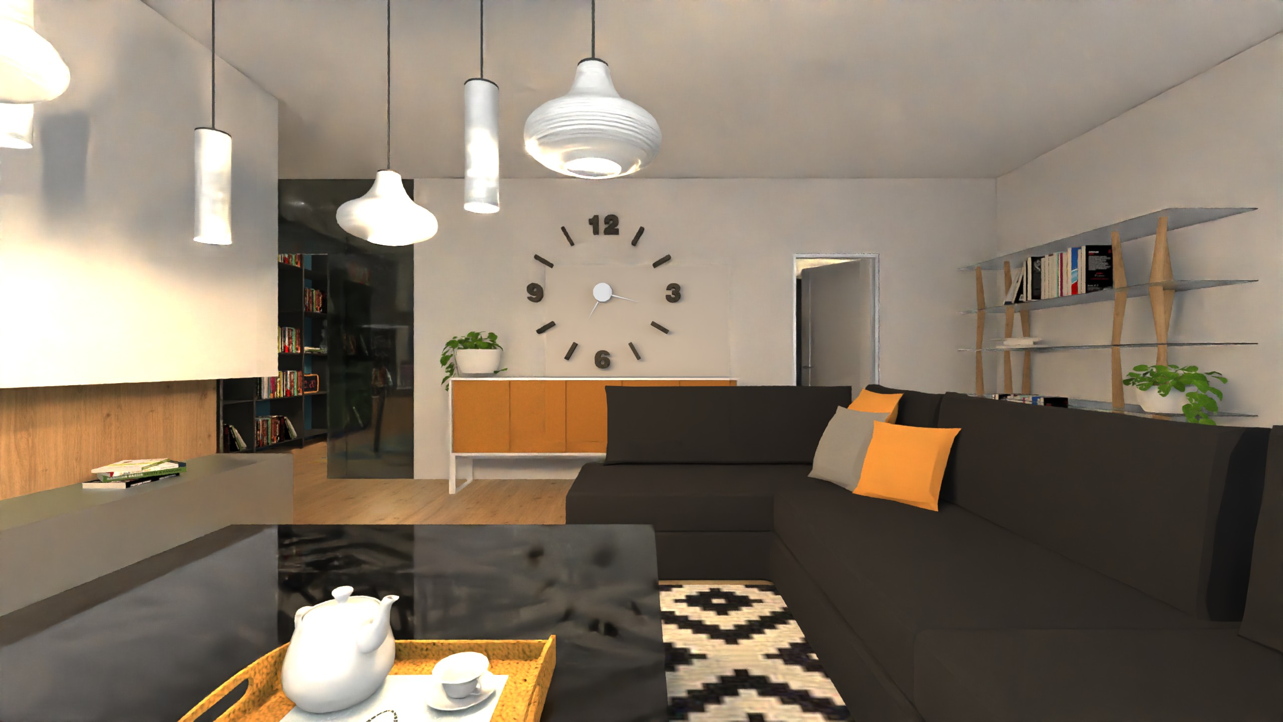 RENDER D'INTERNI - APPARTAMENTO DA 140mq
